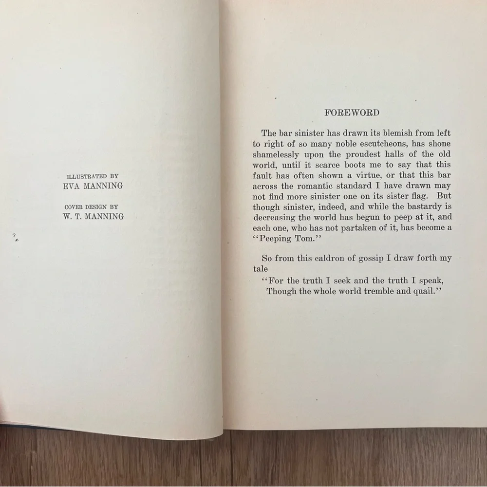 SUPER RARE 1911 HC Book Treason of the Blood By Estelle Hempstead Manning-Brewer